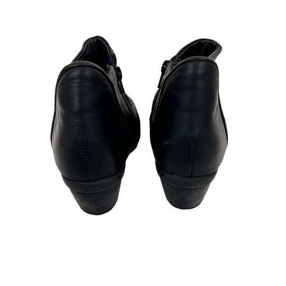 NAOT Black Leather Advance Slouch Booties Sz 7 - Picture 5 of 7